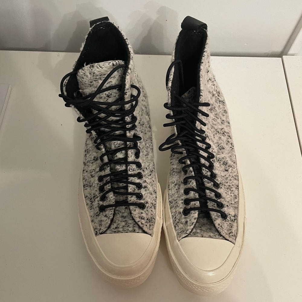 NWOB Converse Chuck 70 Boucle Wool High Top Sneaker - Picture 4 of 7